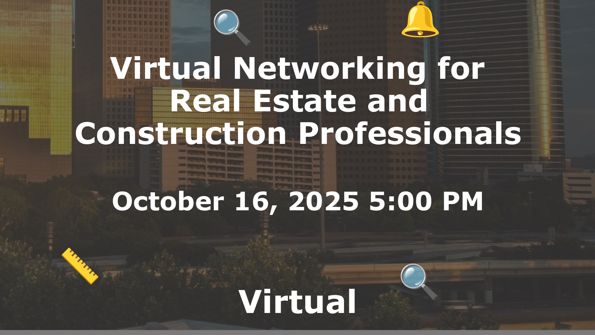 Virtual Networking for Real Estate and Construction Professionals event image